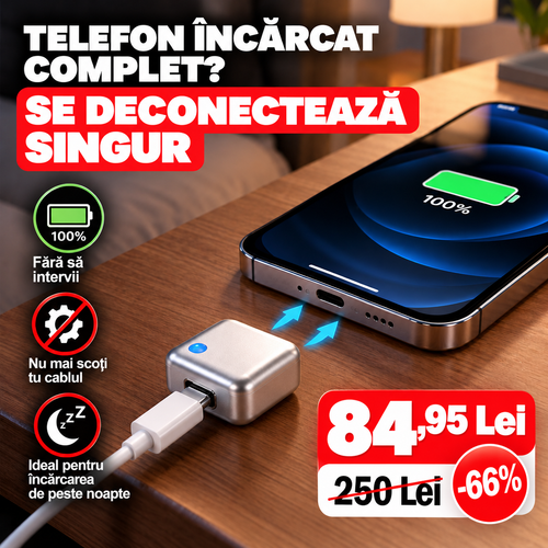 Adaptor inteligent pentru încărcare USB-C