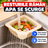 Coș multifuncțional pentru chiuvetă – colectează resturi și scurge legume